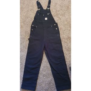Carhartt Black Duck Bib Overalls 34x32